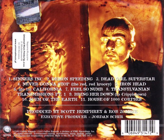 Rob Zombie: The Sinister Urge [CD]