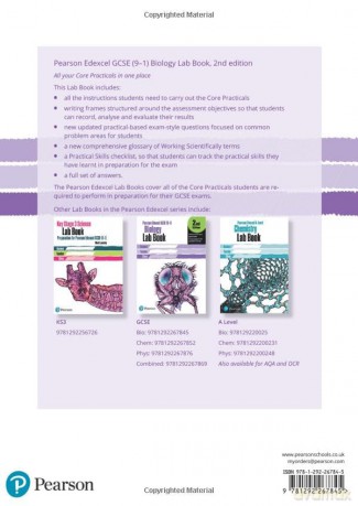 Edexcel GCSE Biology Lab Book, 2nd Edition: KS3 Lab Book Gen 1 (Edexcel (9-1) GCSE Science 2016) [KSIĄŻKA]