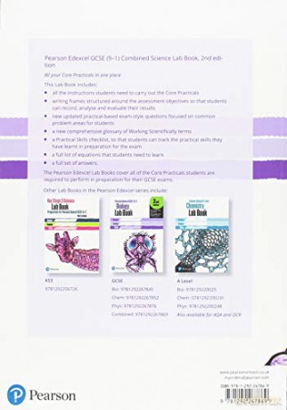 Edexcel GCSE Combined Science Lab Book, 2nd Edition: KS3 Lab Book Gen 1 (Edexcel (9-1) GCSE Science 2016) [KSIĄŻKA]