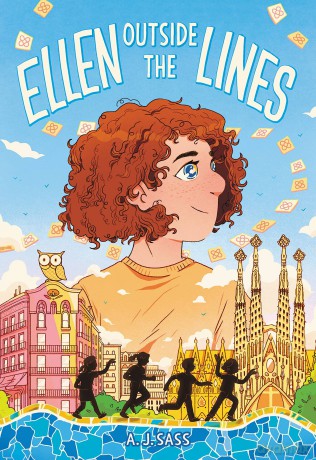 Ellen Outside the Lines - A. J. Sass [KSIĄŻKA]