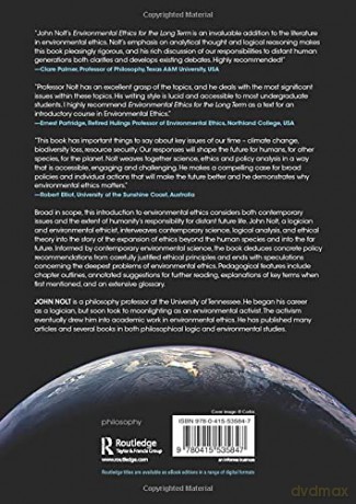 Environmental Ethics for the Long Term: An Introduction - John Nolt [KSIĄŻKA]