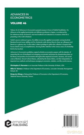 Essays in Honor of Subal Kumbhakar: 46 (Advances in Econometrics, 46) - Christophe Parmeter [KSIĄŻKA]