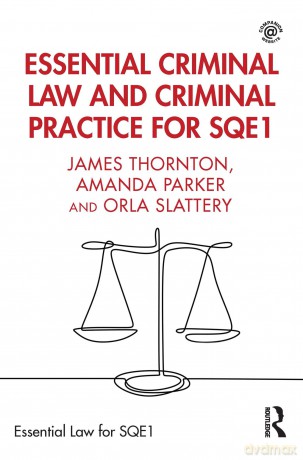Essential Criminal Law and Criminal Practice for SQE1 (Essential Law for SQE1) - Thornton James [KSIĄŻKA]