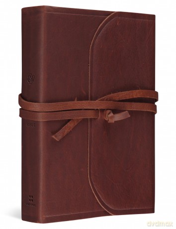 ESV Student Study Bible (Natural Leather, Brown, Flap with Strap): English Standard Version, Brown, Flap With Strap, Student Study Bible [KSIĄŻKA]