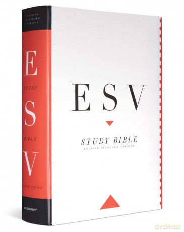ESV Study Bible, Large Print (Hardcover, Indexed): English Standard Version - Esv [KSIĄŻKA]