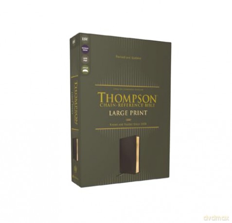 ESV, Thompson Chain-Reference Bible, Large Print, Leathersoft, Black, Red Letter: English Standard Version, Black, Leathersoft, Thompson Chain-reference, Red Letter - Thompson Dr Frank [KSIĄŻKA]
