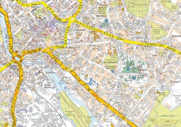 Exeter A-Z Pocket Street Map