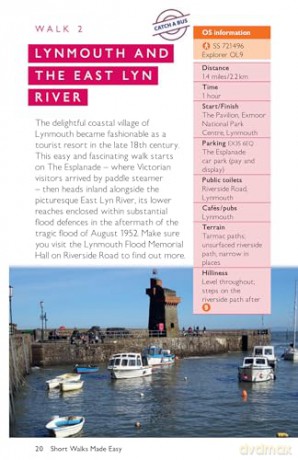 Exmoor Short Walks Made Easy | Ordnance Survey | 10 Walks For Everybody | Guidebook | England | Exmoor National Park | Walks | Adventure (OS Short Walks Made Easy) - Ordnance Survey
