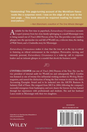 Extraordinary Circumstances: The Journey of a Corporate Whistleblower - Cynthia Cooper [KSIĄŻKA]