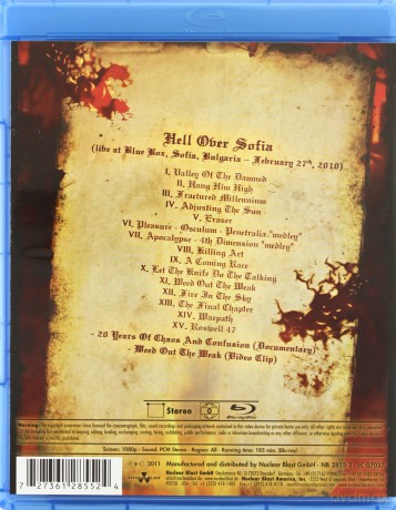 Hypocrisy: Hell Over Sofia - 20 Years Of Chaos And Confusion [Blu-Ray]