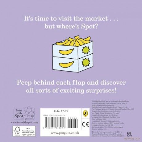 Find Spot at the Market: A Lift-the-Flap Story - Eric Hill [KSIĄŻKA]