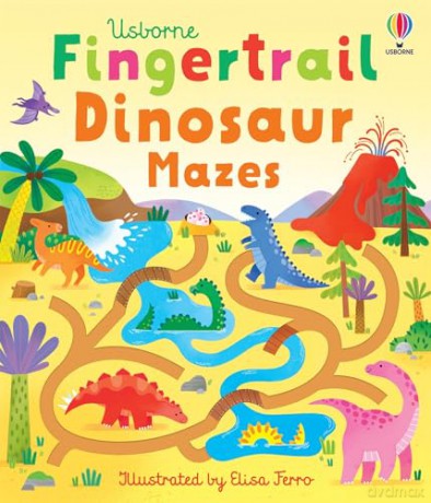 Fingertrail Dinosaur Mazes (Fingertrails) - Felicity Brooks [KSIĄŻKA]