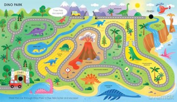 Fingertrail Dinosaur Mazes (Fingertrails) - Felicity Brooks [KSIĄŻKA]