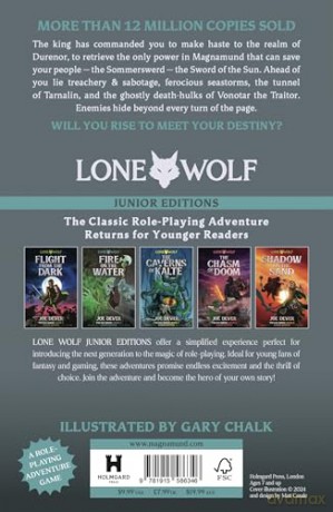 Fire on the Water: Lone Wolf Junior Edition 2: Lone Wolf #2 - Joe Dever [KSIĄŻKA]