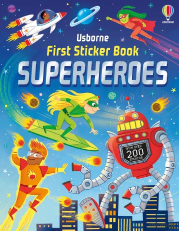 First Sticker Book Superheroes - Kate Nolan [KSIĄŻKA]