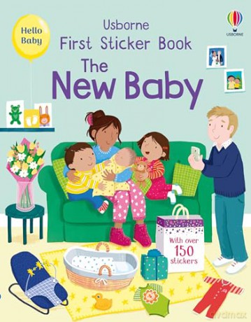 First Sticker Book The New Baby (First Sticker Books) - Jessica Greenwell [KSIĄŻKA]