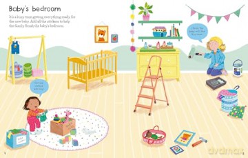 First Sticker Book The New Baby (First Sticker Books) - Jessica Greenwell [KSIĄŻKA]
