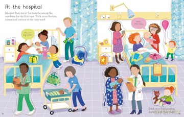 First Sticker Book The New Baby (First Sticker Books) - Jessica Greenwell [KSIĄŻKA]