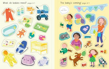 First Sticker Book The New Baby (First Sticker Books) - Jessica Greenwell [KSIĄŻKA]