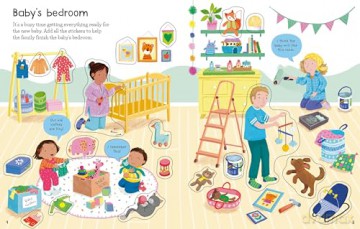 First Sticker Book The New Baby (First Sticker Books) - Jessica Greenwell [KSIĄŻKA]
