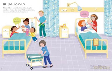 First Sticker Book The New Baby (First Sticker Books) - Jessica Greenwell [KSIĄŻKA]