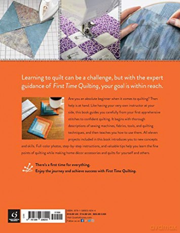 First Time Quilting: The Absolute Beginner's Guide: There's A First Time For Everything: 4 - Editors Creative Pub [KSIĄŻKA]