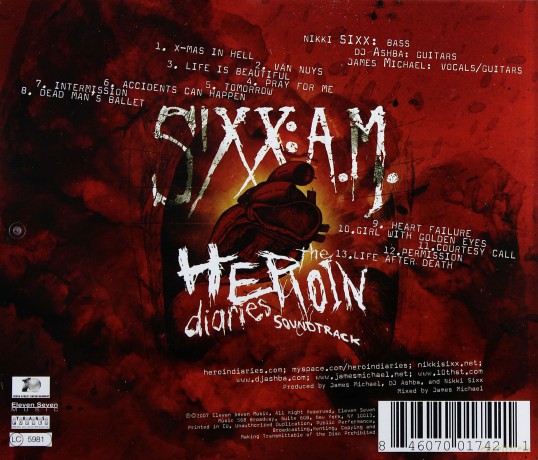 Sixx A.M.: The Heroin Diaries [CD]