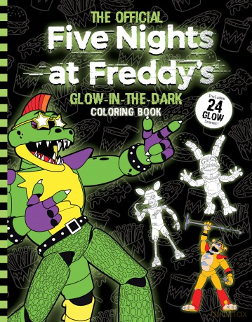 Five Nights at Freddy's Glow in the Dark Coloring Book - Scott Cawthon [KSIĄŻKA]