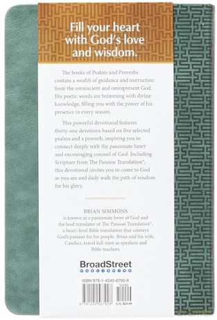 Five Psalms and a Proverb: A 31-Day Devotional (The Passion Translation Devotionals) - Brian Simmons [KSIĄŻKA]