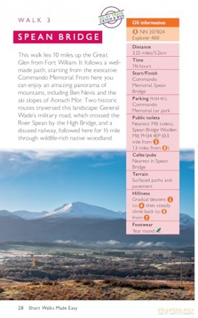 Fort William, Glen Coe and Lochaber Short Walks Made Easy | Ordnance Survey | 10 Walks For Everybody | Guidebook | Scotland | Walks | Adventure (OS Short Walks Made Easy) - Ordnance Survey