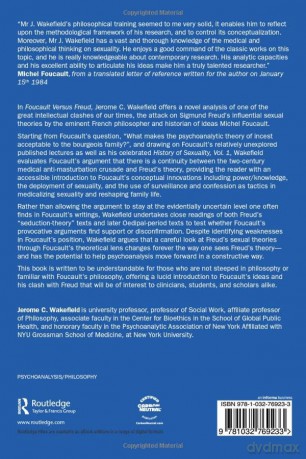 Foucault Versus Freud: Oedipal Theory and the Deployment of Sexuality (Psychological Issues) - Wakefield Jerome C. [KSIĄŻKA]