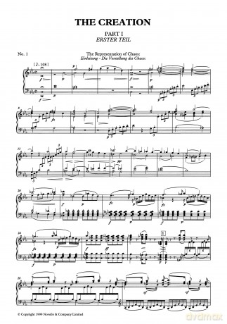 Franz Joseph Haydn: The Creation: SATB: Vocal Score [KSIĄŻKA]