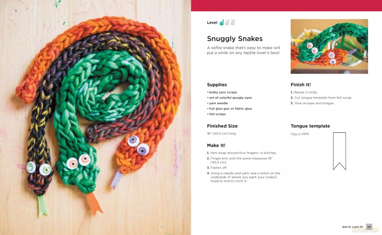 Fun and Easy Finger Knitting for Beginners - Vickie Howell [KSIĄŻKA]