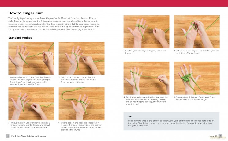 Fun and Easy Finger Knitting for Beginners - Vickie Howell [KSIĄŻKA]