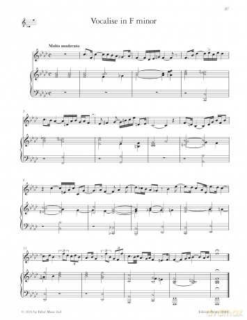 Gabriel Fauré Centenary Songbook (High Voice and Piano) (EP20001) - Gabriel Faur [KSIĄŻKA]