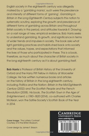 Gambling in Britain in the Long Eighteenth Century - Harris Bob [KSIĄŻKA]
