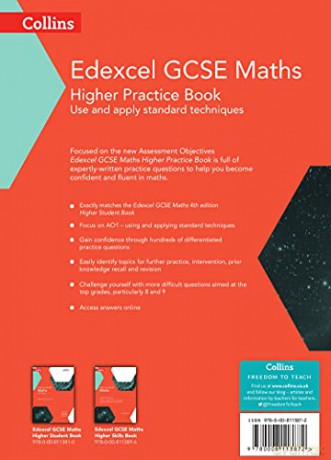 GCSE Maths Edexcel Higher Practice Book (Collins GCSE Maths) - Rob Ellis [KSIĄŻKA]