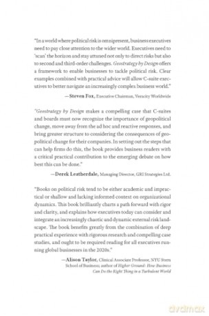 Geostrategy By Design: How to Manage Geopolitical Risk in The New Era of Globalization [KSIĄŻKA]
