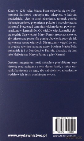 Szkaplerz Najświętszej Maryi Panny - Mnich Benedyktyński [KSIĄŻKA]