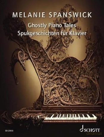 Ghostly Piano Tales: 24 Imaginative Piano Pieces. piano. Recueil de pieces instrumentales. - Melanie Spanswick [KSIĄŻKA]
