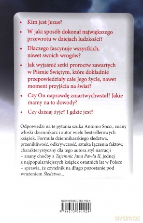 Śledztwo W Sprawie Jezusa - Antonio Socci [KSIĄŻKA]