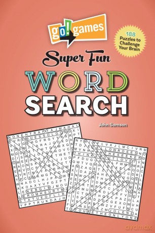 Go!Games Super Fun Word Search: 188 Puzzles to Challenge Your Brain - John Samson [KSIĄŻKA]