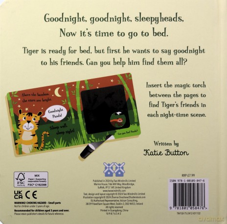 Goodnight Tiger (Magic Torch Books) - Katie Button [KSIĄŻKA]