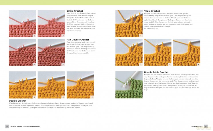 Granny Square Crochet for Beginners: Timeless Techniques and Fresh Ideas for Crocheting Square by Square - Margaret Hubert [KSIĄŻKA]