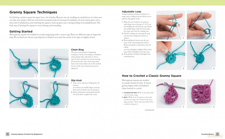 Granny Square Crochet for Beginners: Timeless Techniques and Fresh Ideas for Crocheting Square by Square - Margaret Hubert [KSIĄŻKA]