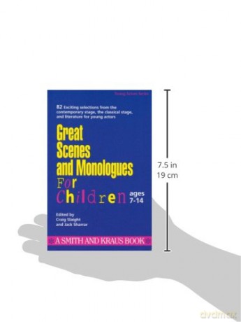Great Scenes and Monologues for Children (Young Actors Series) - Craig Slaight [KSIĄŻKA]