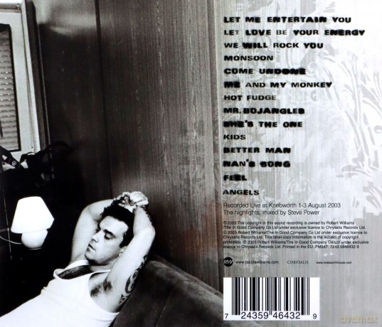 Robbie Williams: Live Summer 2003 [CD]