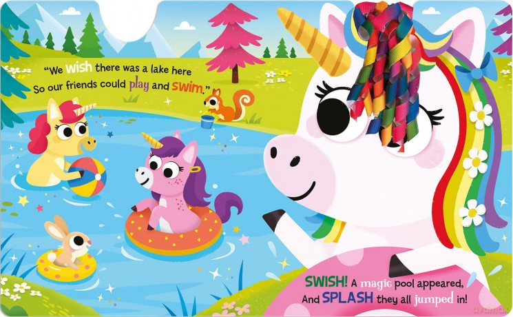 Hairy-tales Rainbowcorn (Hairy-tales Ribbon Bow Board Books) - Lou Treleaven [KSIĄŻKA]