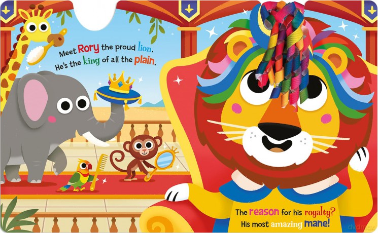 Hairy-tales Roarsome! (Hairy-tales Ribbon Bow Board Books) - Lou Treleaven [KSIĄŻKA]