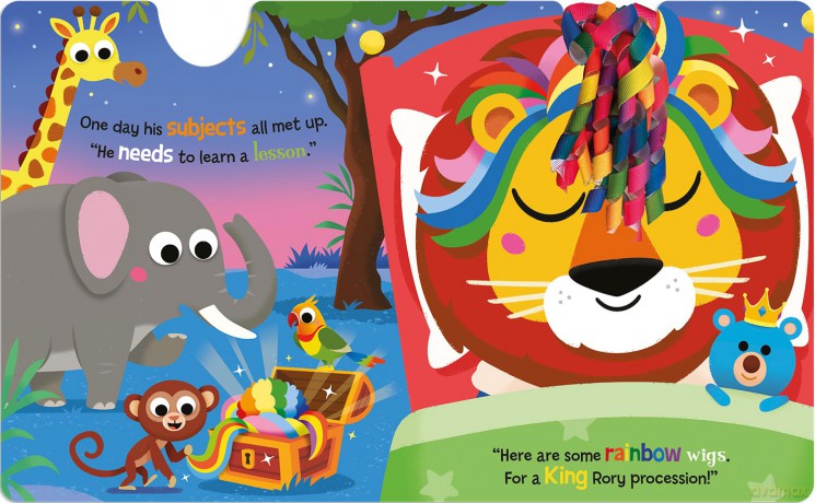 Hairy-tales Roarsome! (Hairy-tales Ribbon Bow Board Books) - Lou Treleaven [KSIĄŻKA]